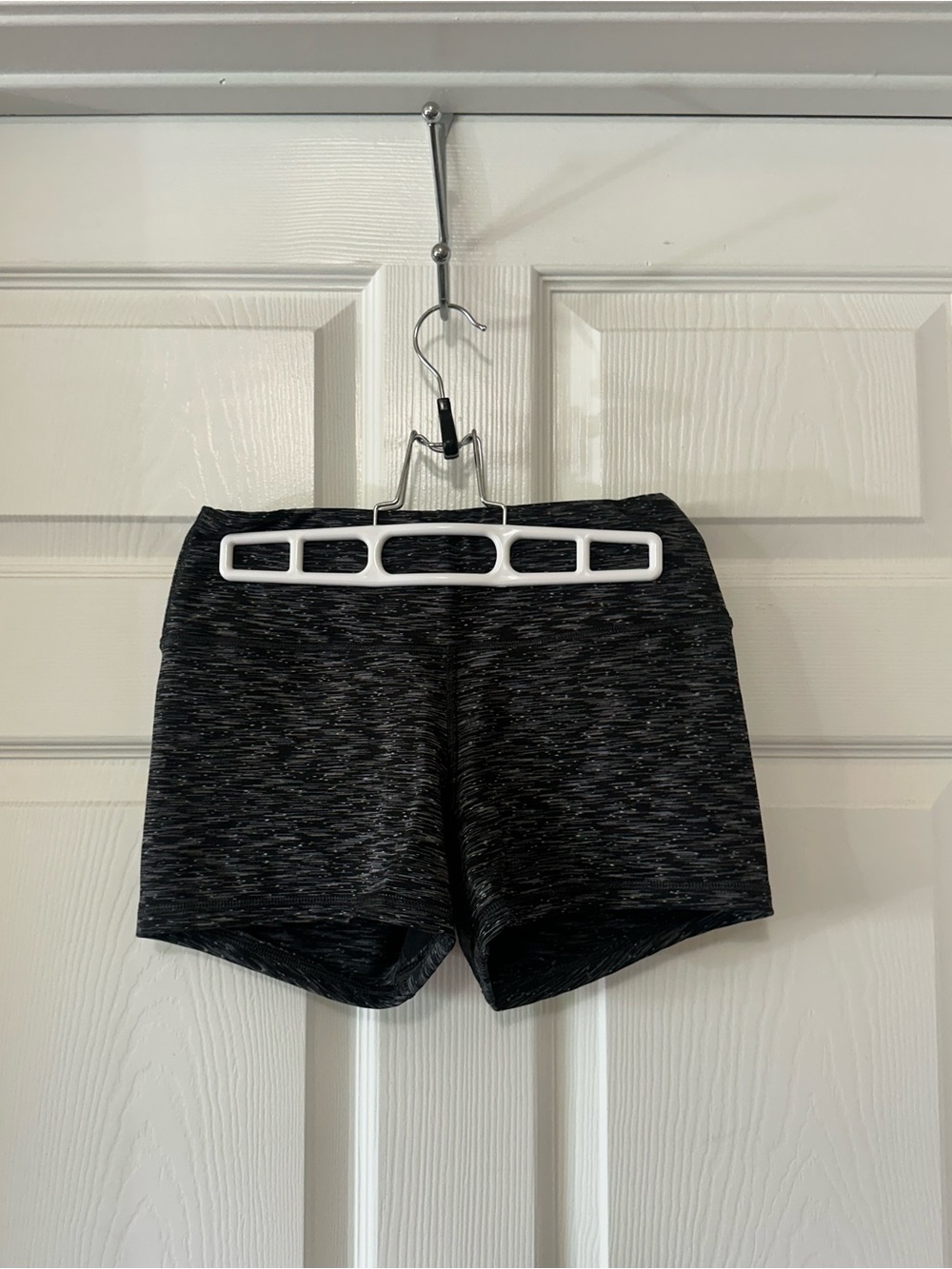 Fleo Black Heather Shorty Shorts